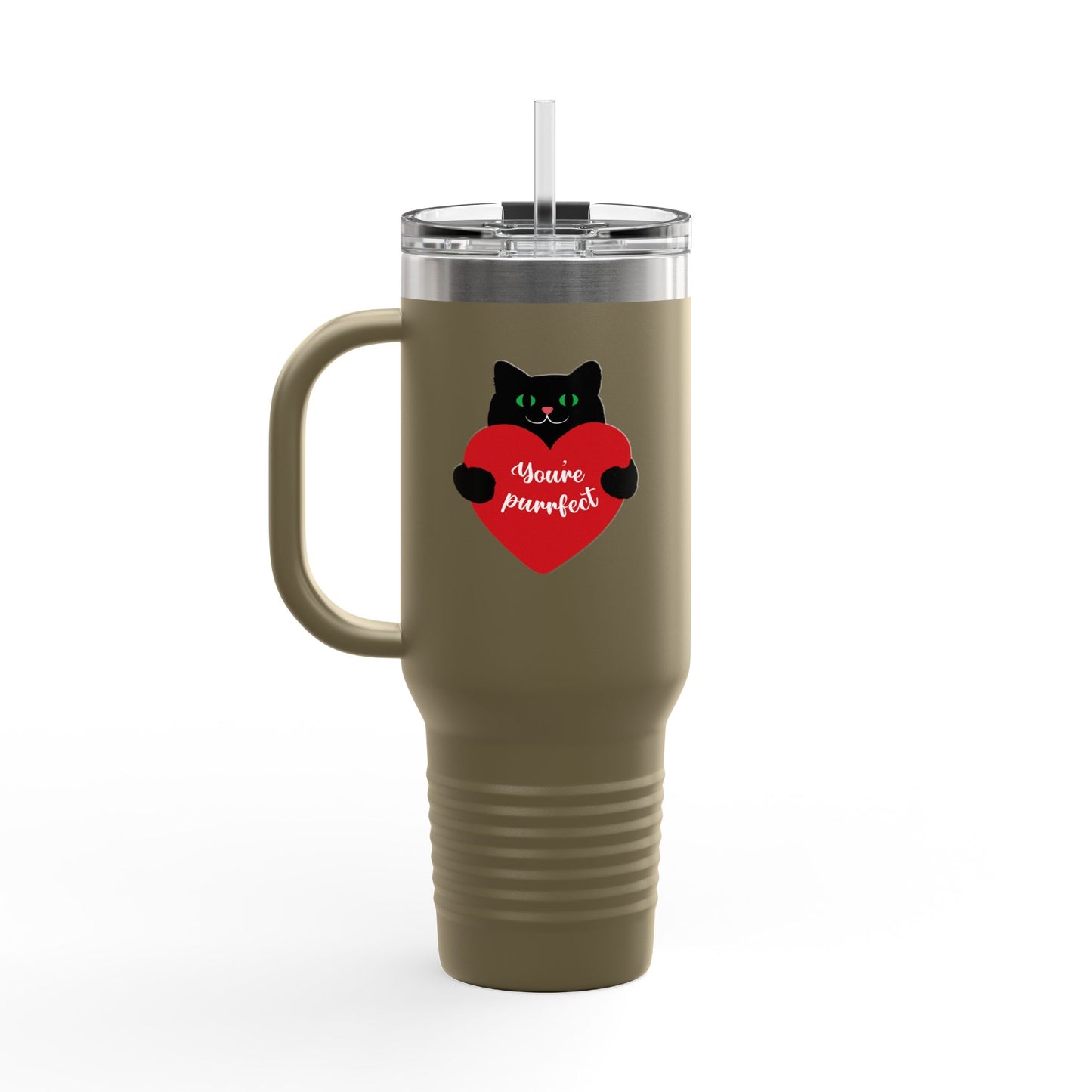 Charming Insulated Travel Mug for Cat Lovers – You're Pawesome Design, Perfect for Hot Drinks, Gift for Cat Moms, Travel Companion, [...]