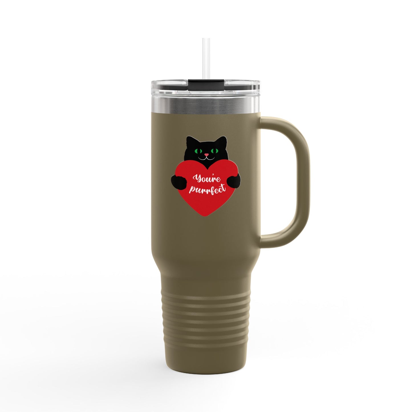 Charming Insulated Travel Mug for Cat Lovers – You're Pawesome Design, Perfect for Hot Drinks, Gift for Cat Moms, Travel Companion, [...]