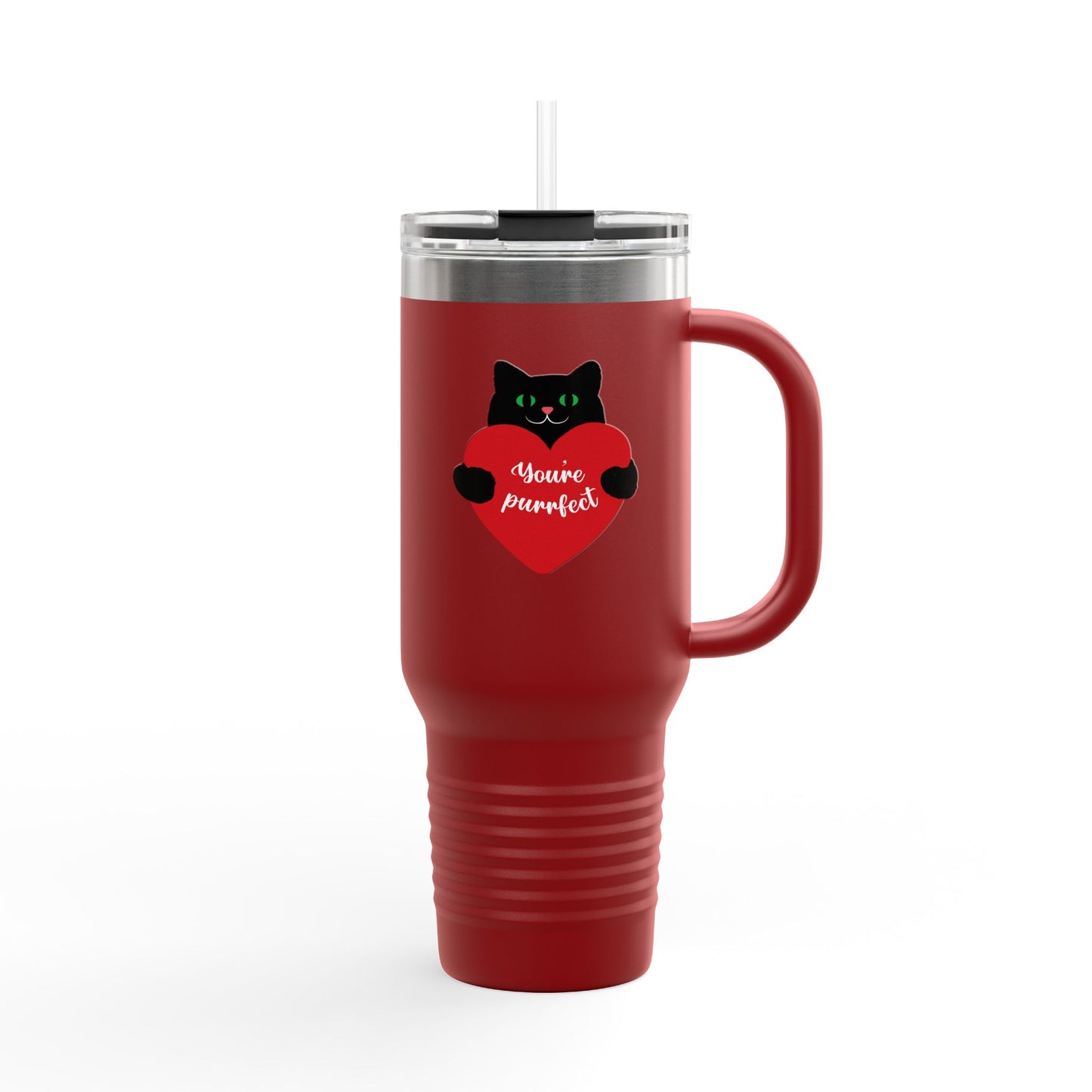 Charming Insulated Travel Mug for Cat Lovers – You're Pawesome Design, Perfect for Hot Drinks, Gift for Cat Moms, Travel Companion, [...]